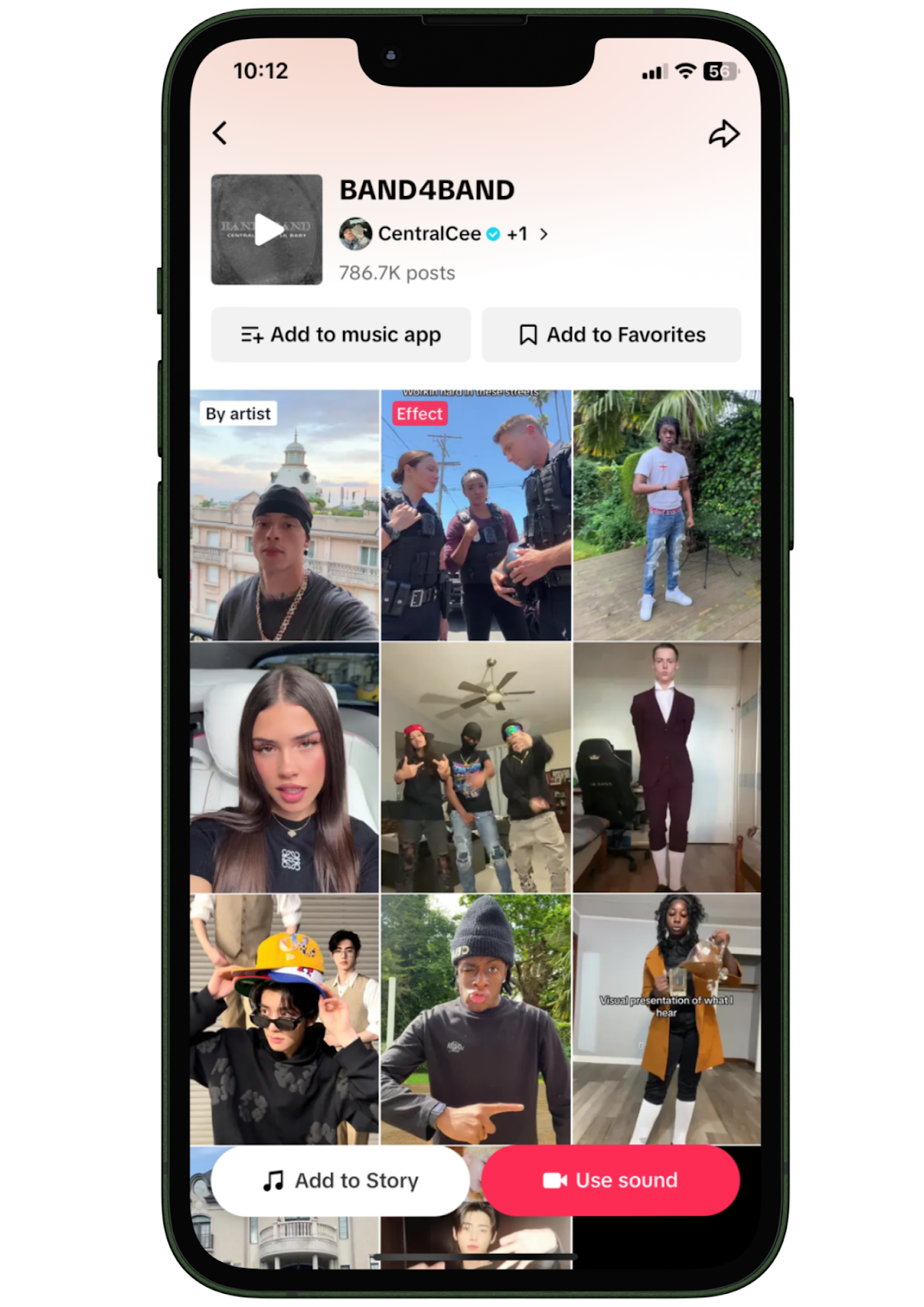 Trending TikTok Songs BAND4BAND