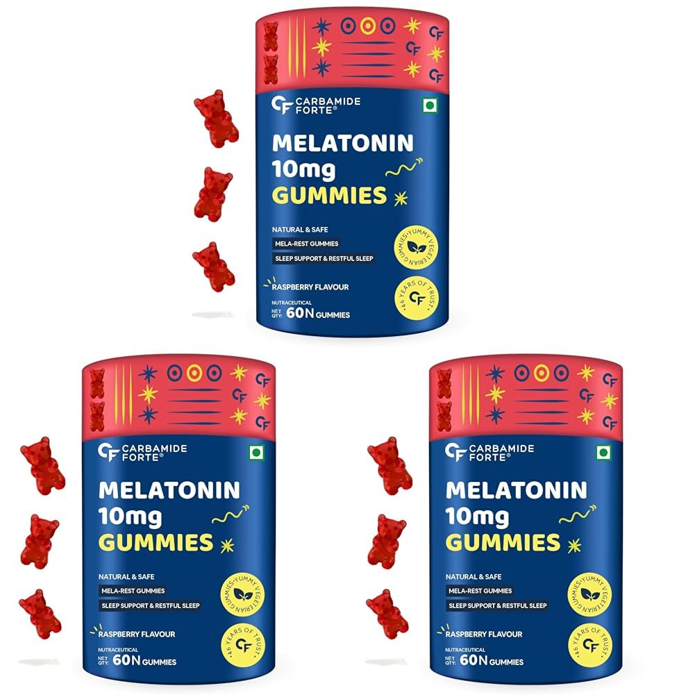 Carbamide Forte Melatonin 10mg sleep Gummies for Men & Women