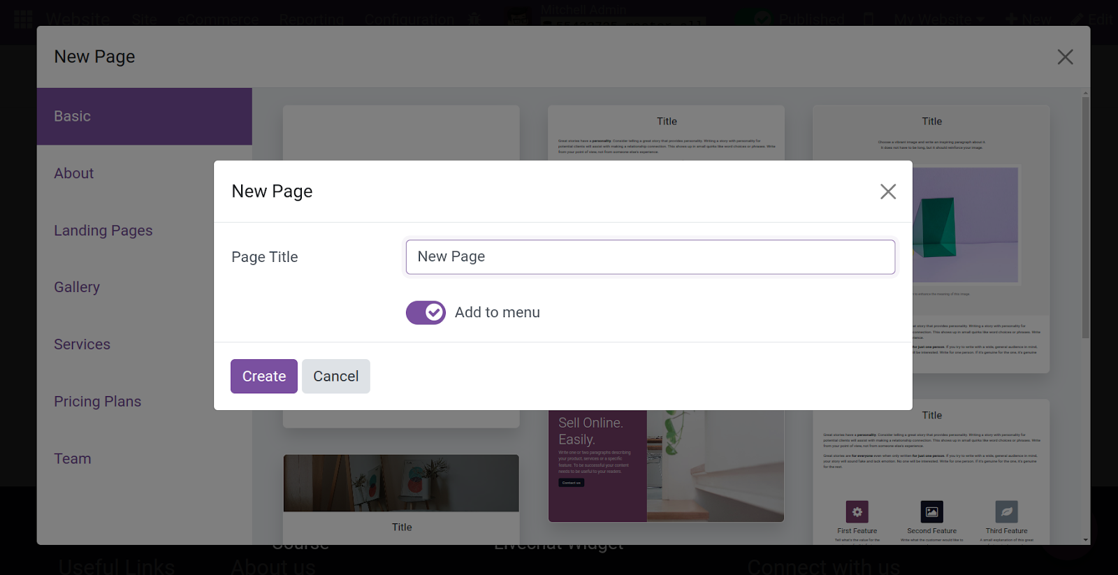 Odoo 17 website