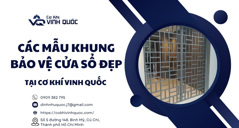 mẫu khung bảo vệ cửa sổ 1