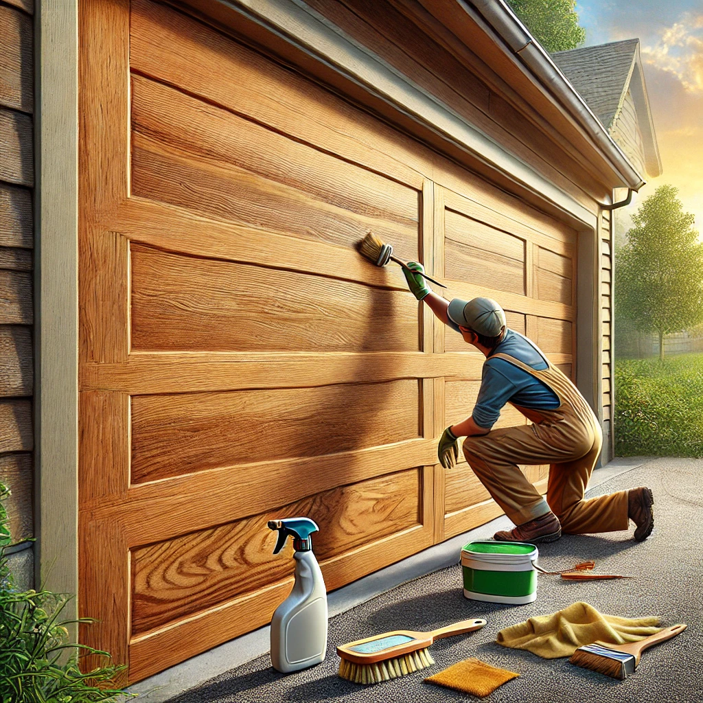 garage door wood panels