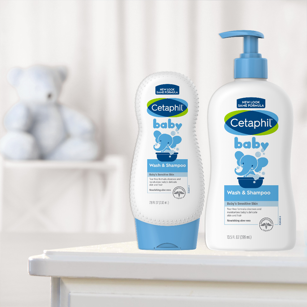 Cetaphil Baby Gentle Wash & Shampoo có độ pH cân bằng, phù hợp cho da bé