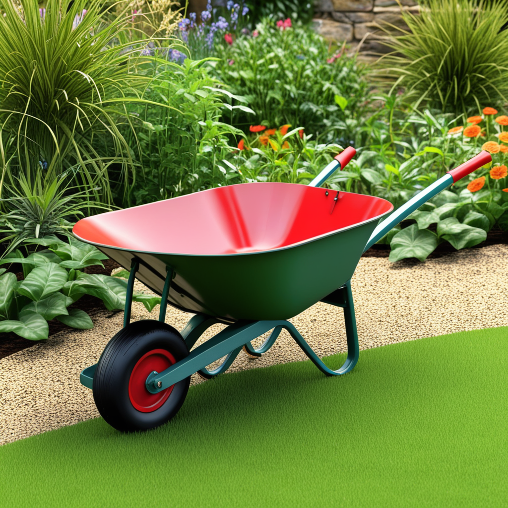 A Wheelbarrow
