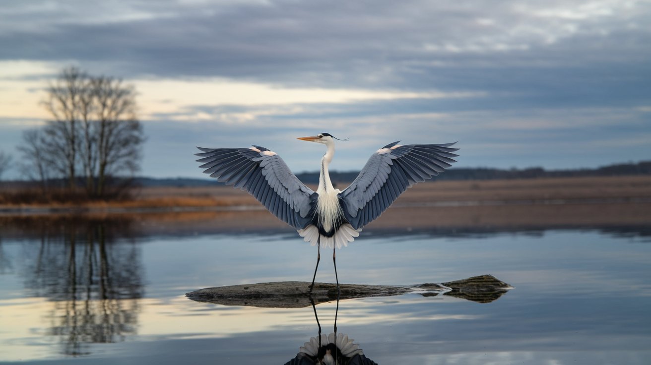 Transformation and Adaptability: The Heron’s Fluid Nature