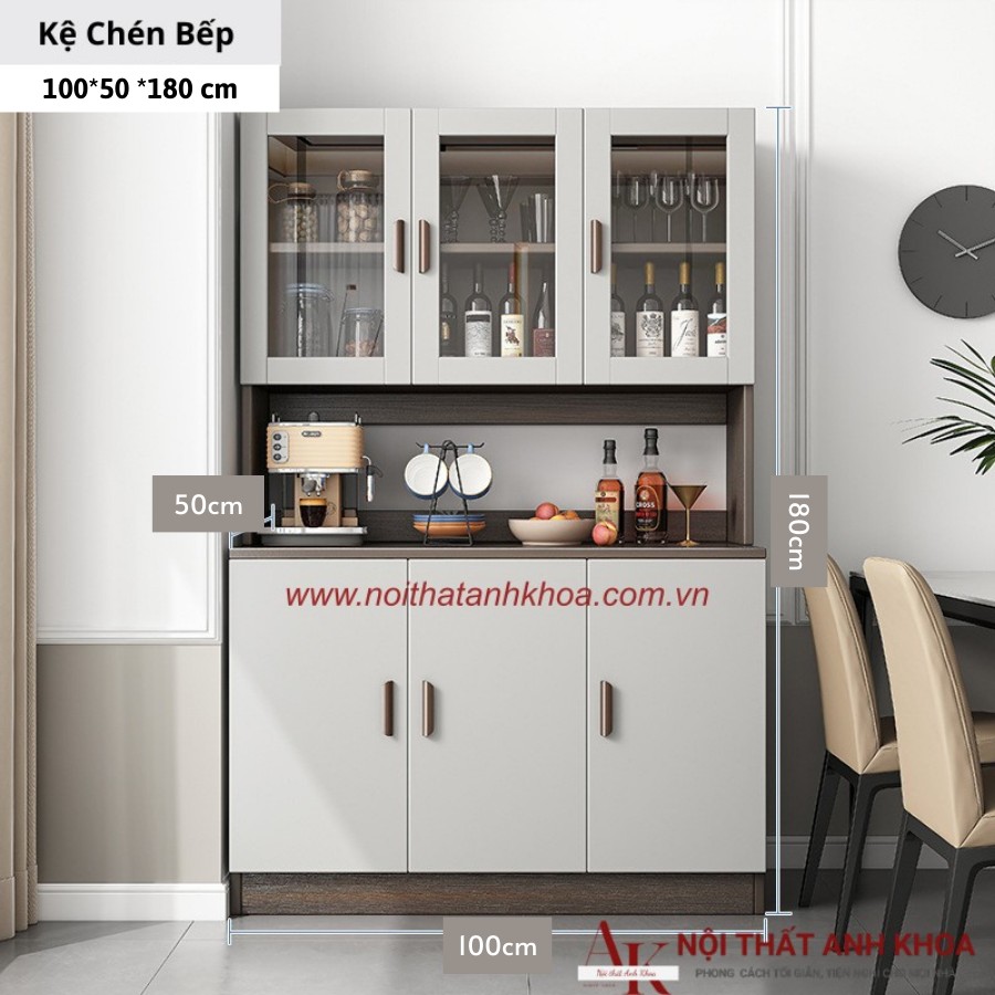 Tủ Đựng Chén Bát Thông Minh Gỗ MDF Cao Cấp Giá Rẻ