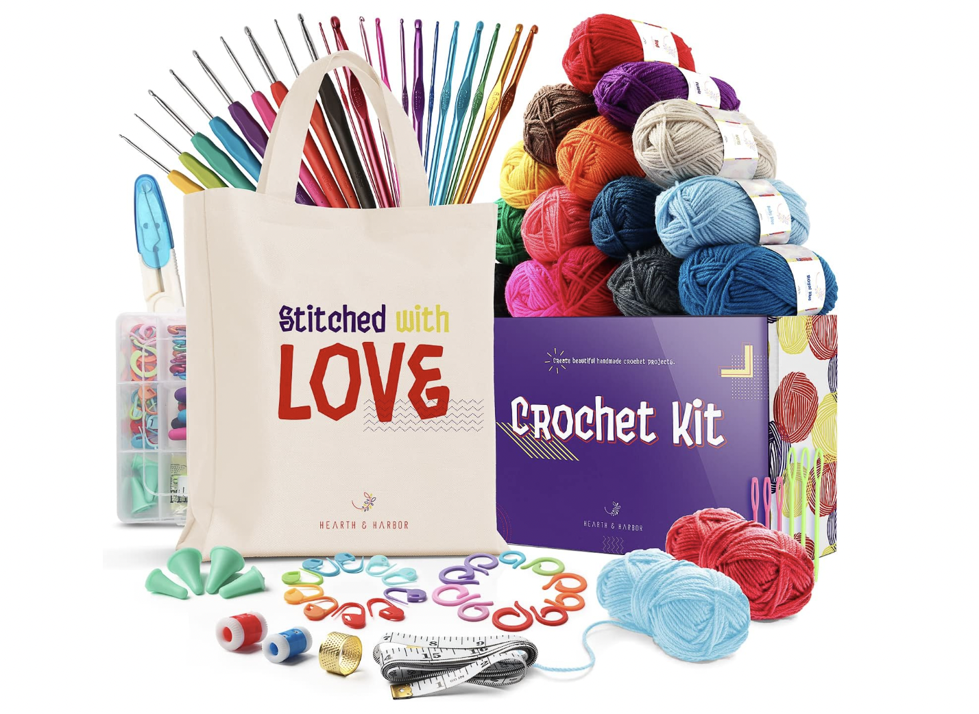 Hearth & Harbor Crochet Kit for Beginners