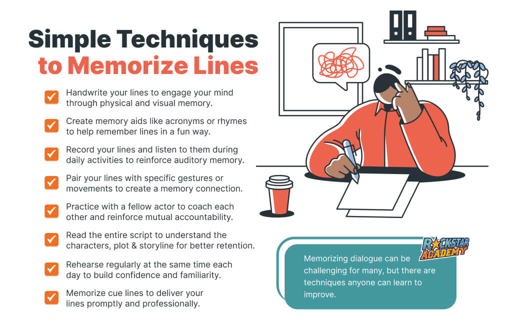 Simple Techniques to Memorize Lines