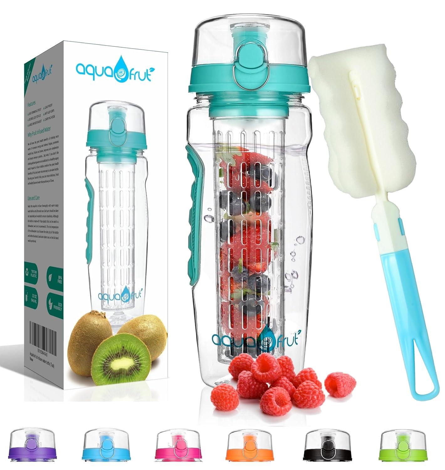 AquaFrut 32oz Fruit Infuser Water Bottle