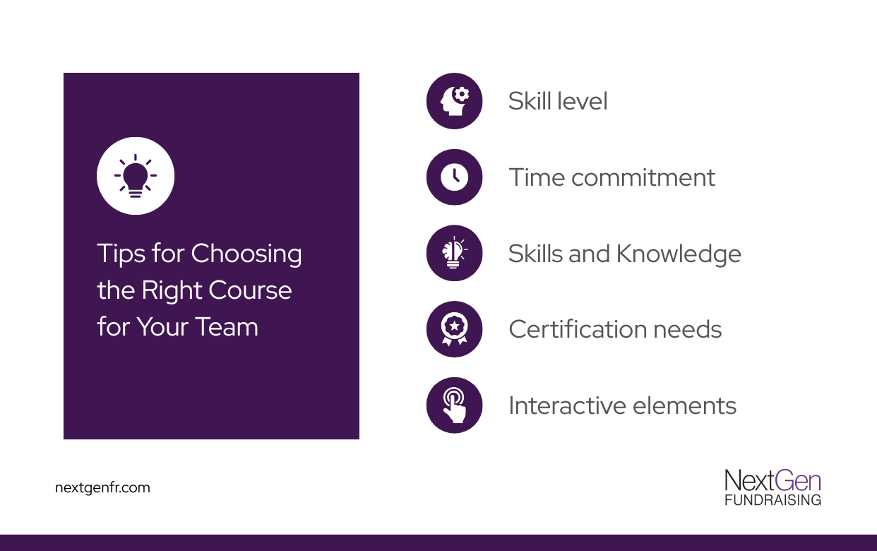 Tips for choosing the right course for nonprofit marketing 