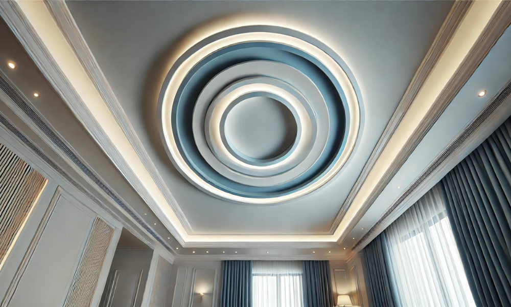 Designer Circular POP Ceiling