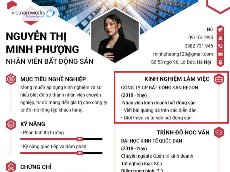 Tải mẫu CV xin việc file PDF