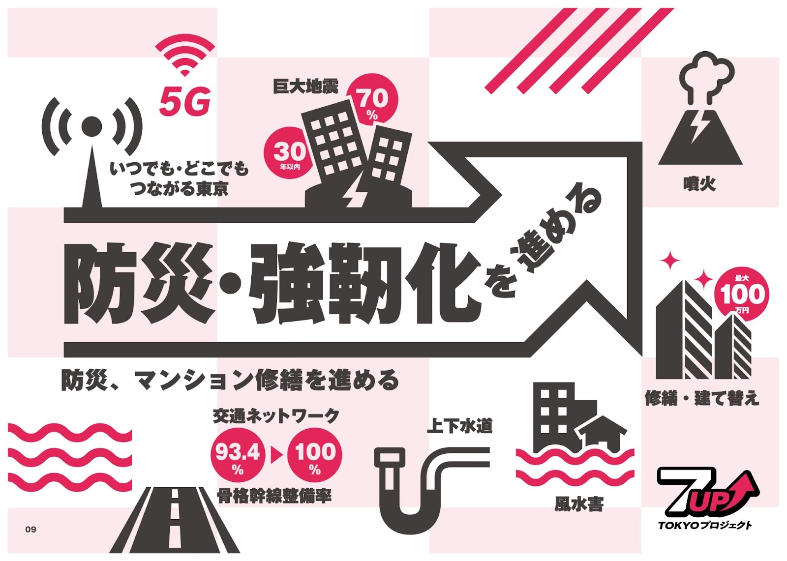 川口めぐみ（立川市）政策集　7up! TOKYOプロジェクト