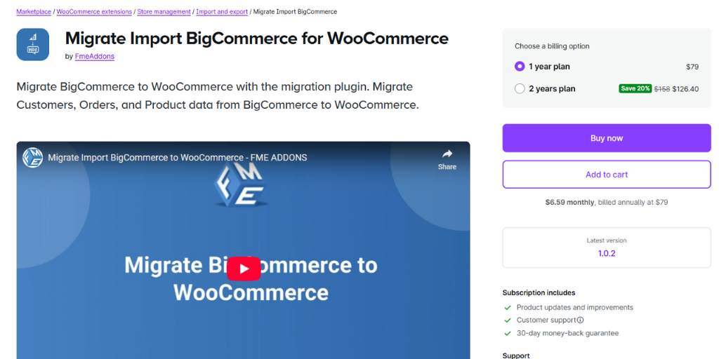 bigcommerce to woocommerce