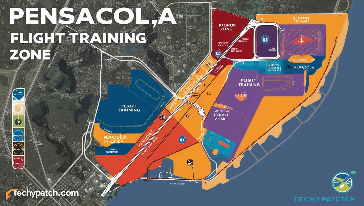 pensacola kml file flight training areas