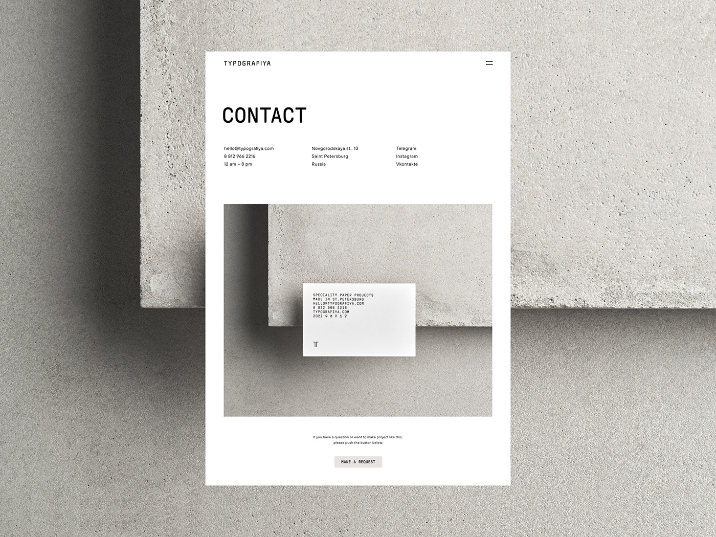 Printing Web Design  UI/UX Website print paper minimal catalog grid Layout