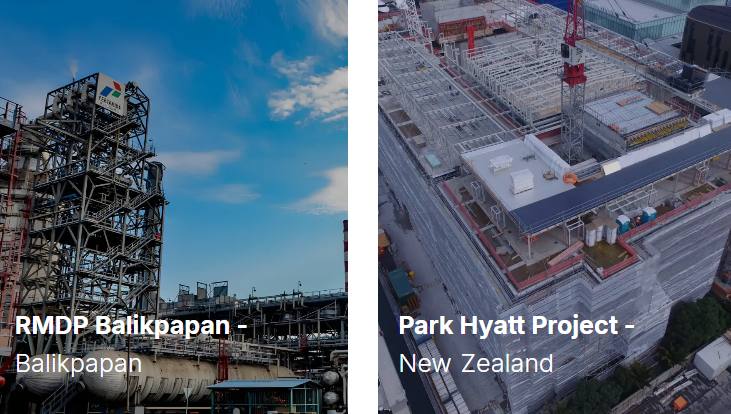 Referensi Proyek GYS: RMDP Balikpapan dan Park Hyatt New Zealand