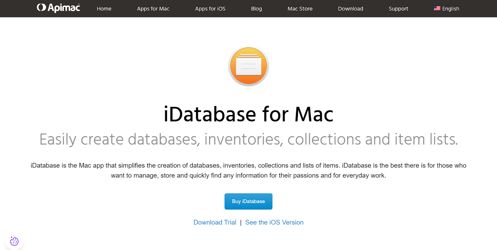 iDatabase for Creating Databases