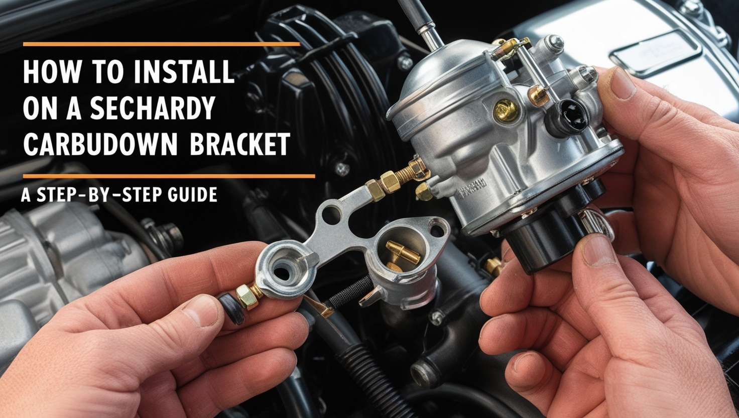 How to Install a Kickdown Bracket on a Sechardy Carbureto