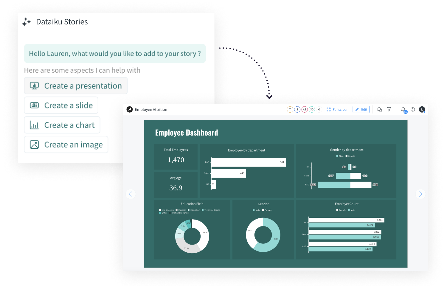 Dataiku stories