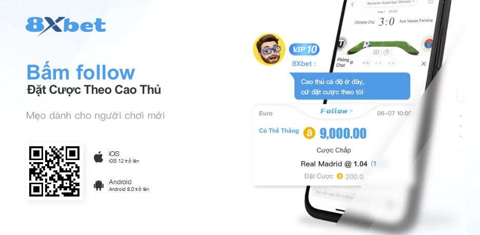 Tải 8xbet bản ứng dụng để có trải nghiệm chơi game casino trực tuyến tốt nhất