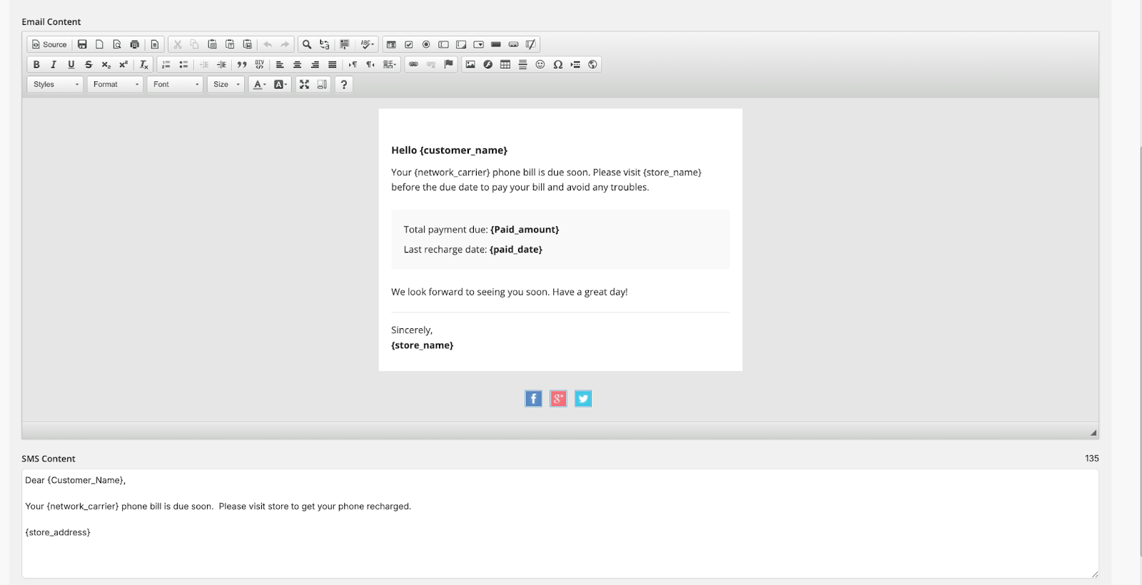 Configure Content