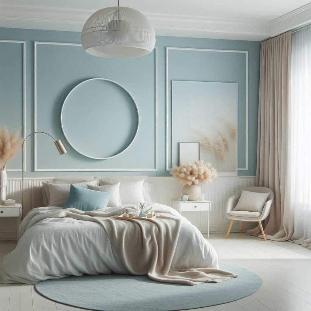 blue bedroom interior design