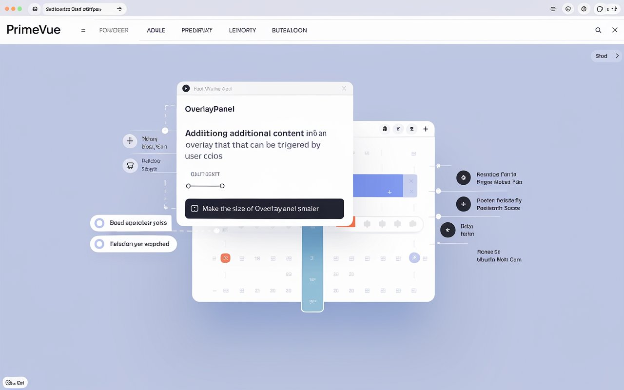 Make the Size of OverlayPanel Smaller in PrimeVue