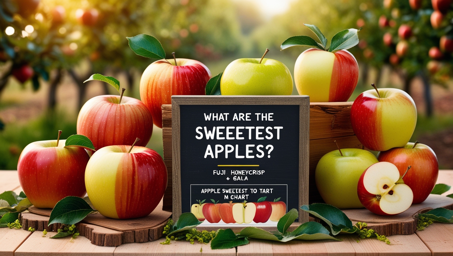 What are the sweetest apples