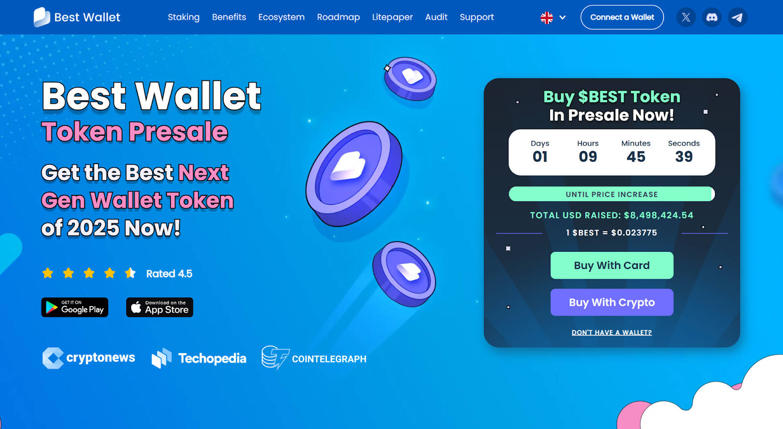 Best Wallet new crypto presale