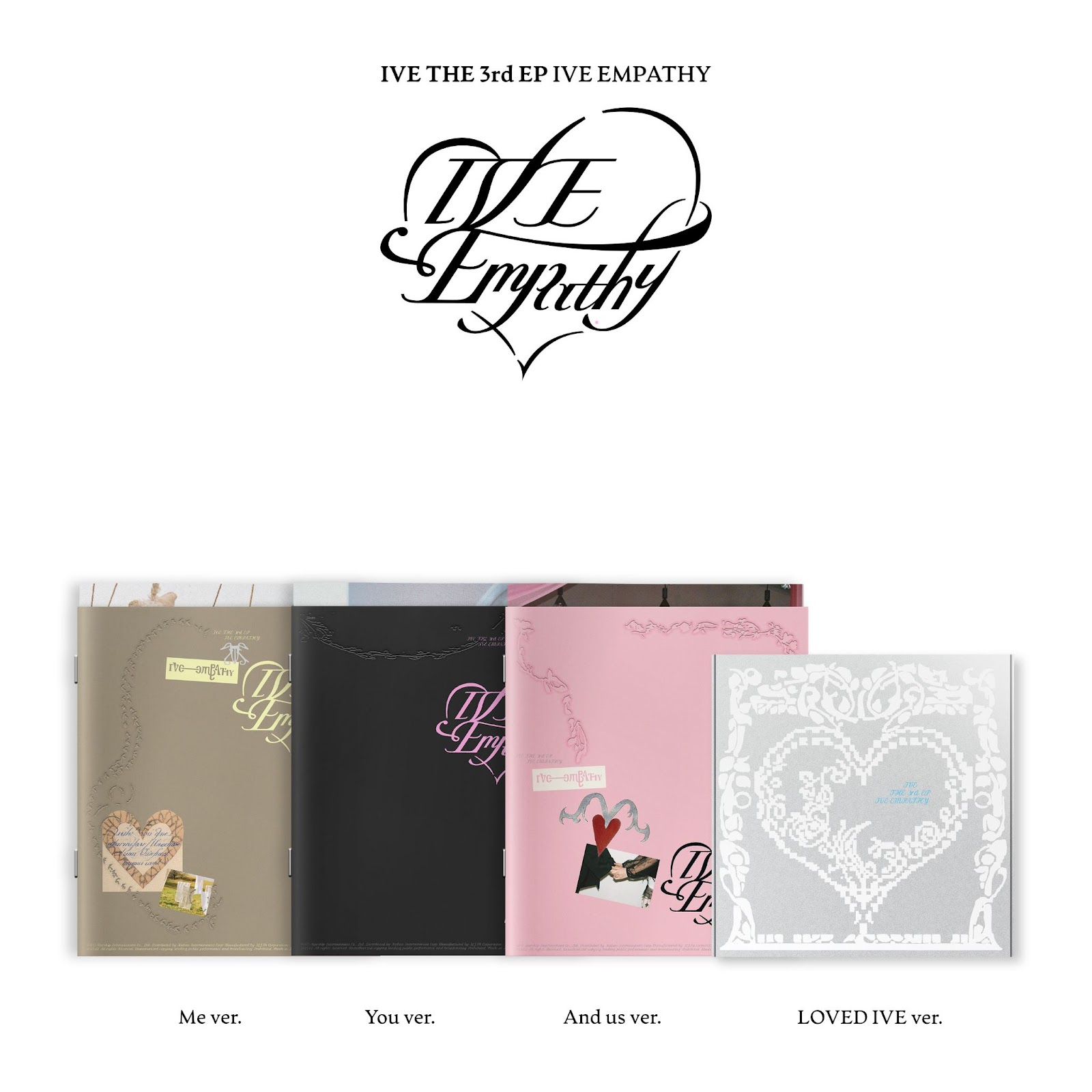 IVE THE 3rd EP <IVE EMPATHY>予約販売開始&店舗別購入特典が IVE THE 3rd EP <IVE EMPATHY>予約販売開始&店舗別購入特典が
