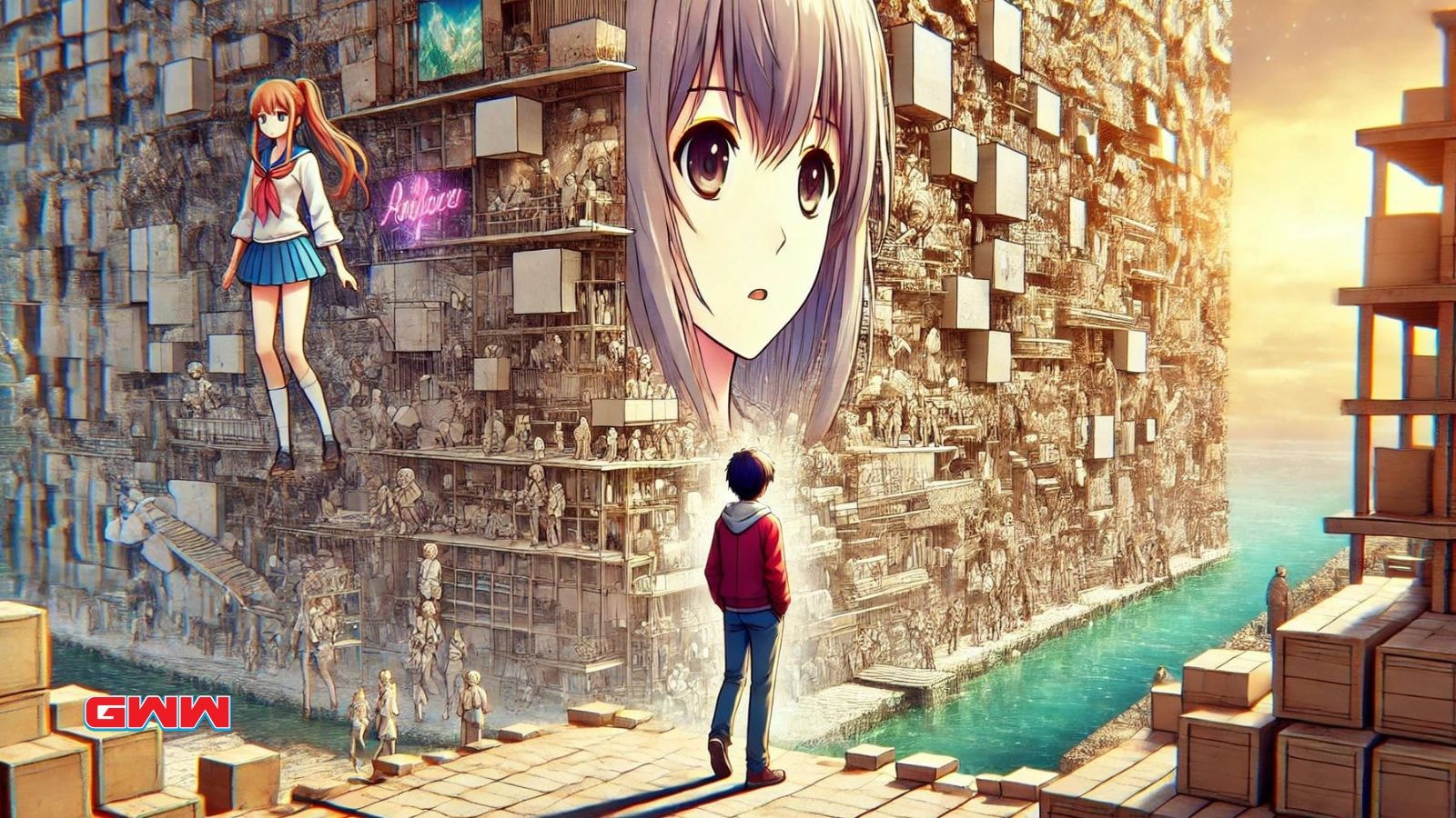 A detailed image representing the theme of 'Why Are Newer Anime So Short".