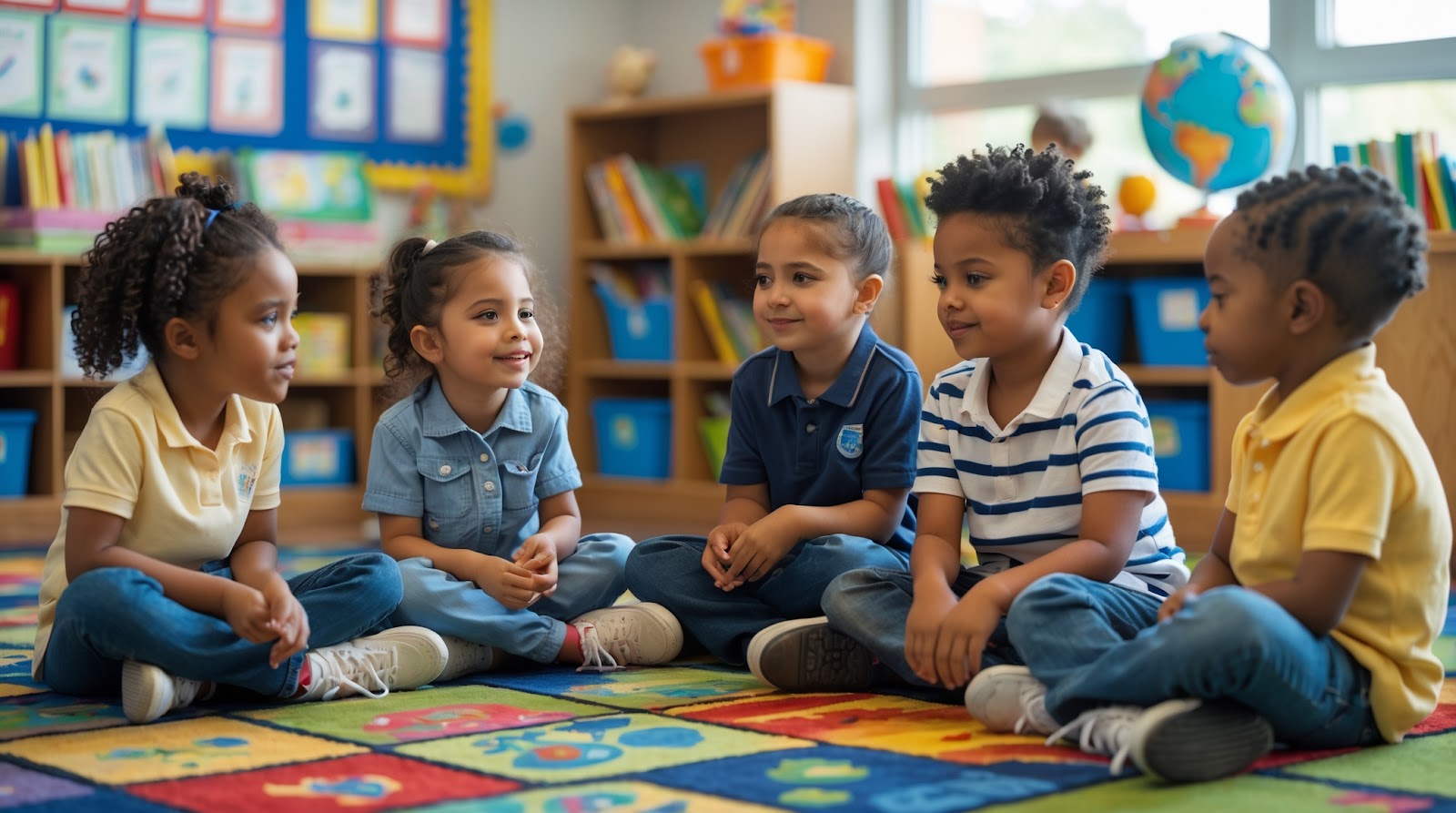 a group of children 