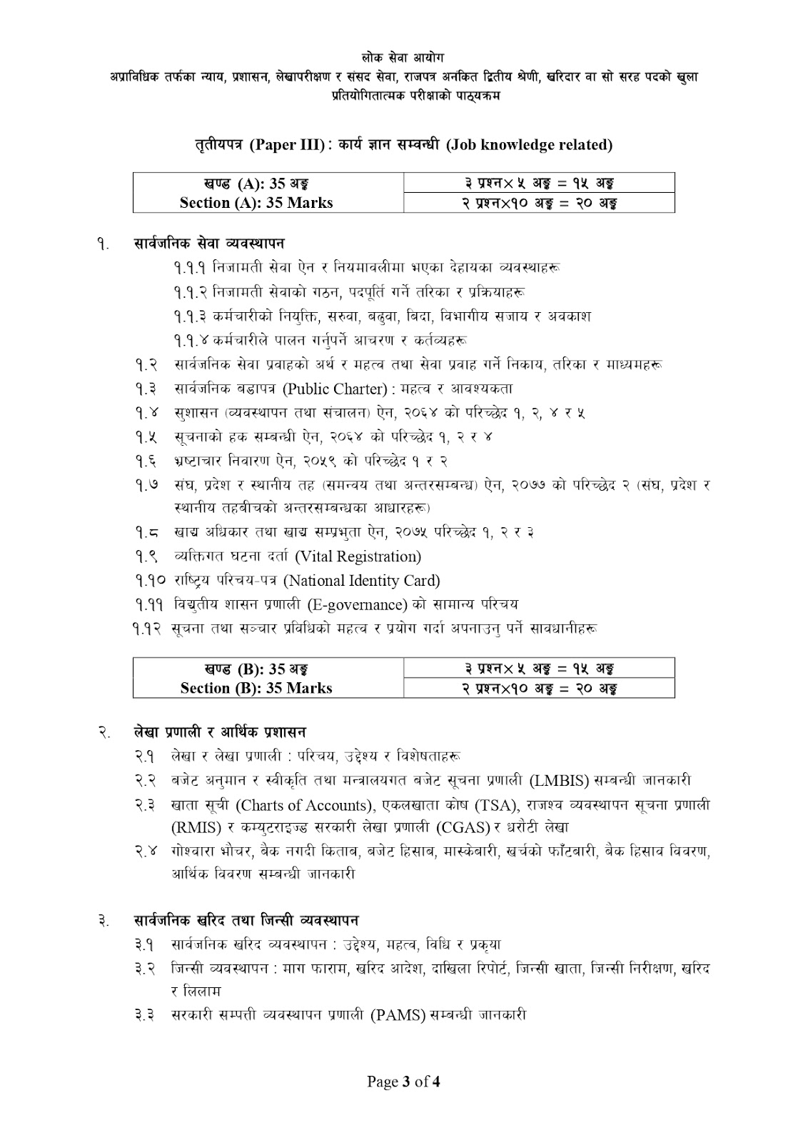 Kharidar Syllabus New Syllabus with best preparation guide 2081 Download [Updated] 13