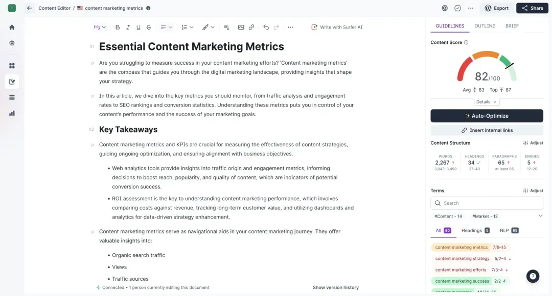 Surfer AI: ethical AI writing platform