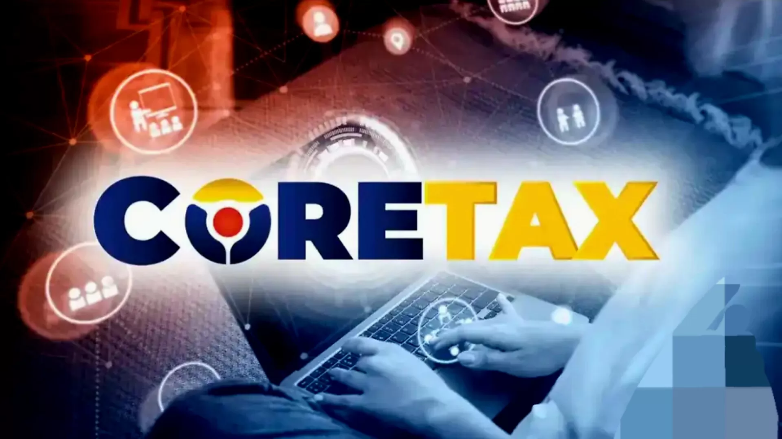 Изображение демонстрирует интерфейс системы Coretax