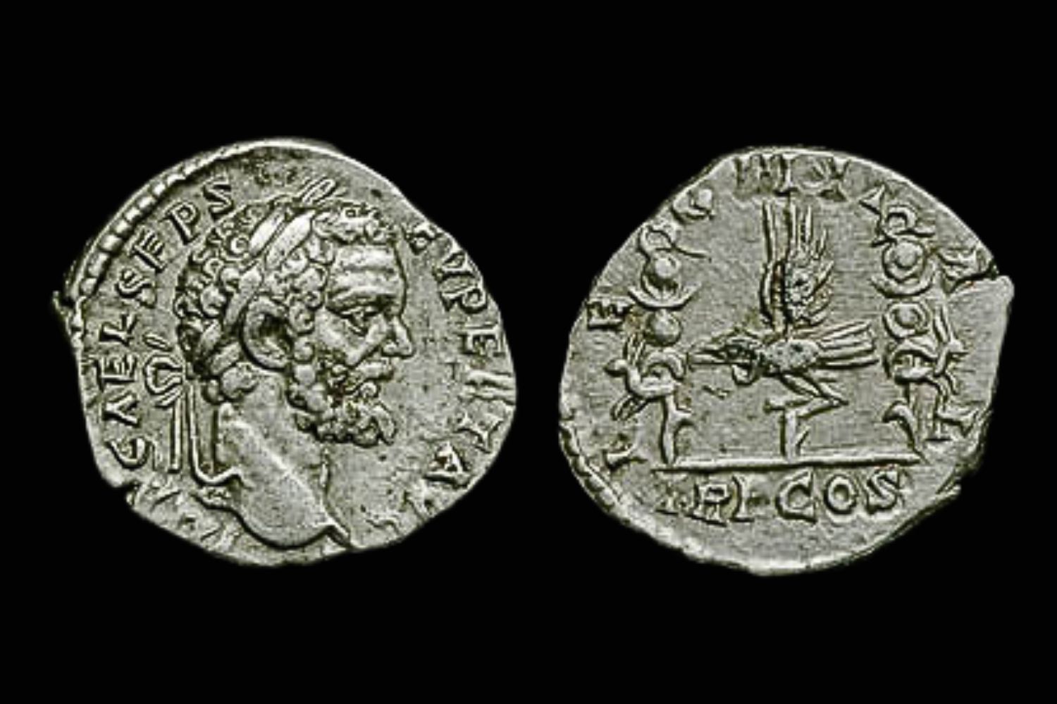 Picture of Ancient Roman challenge coins.