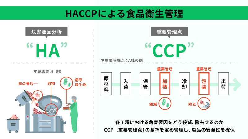 HACCPによる食品衛生管理