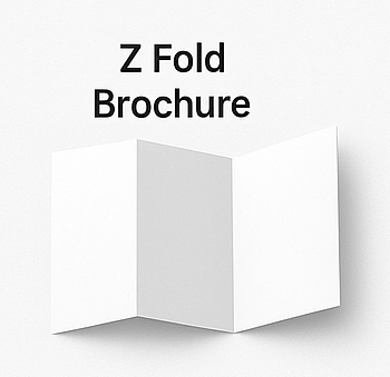 illustration of Z Fold Brochure