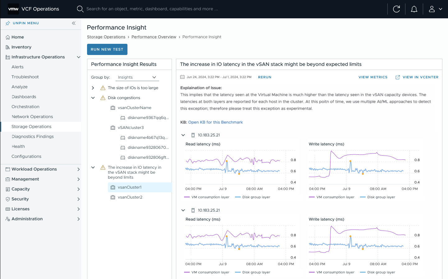 VMware vSphere Foundation - vSAN/HCI Performance Insights 