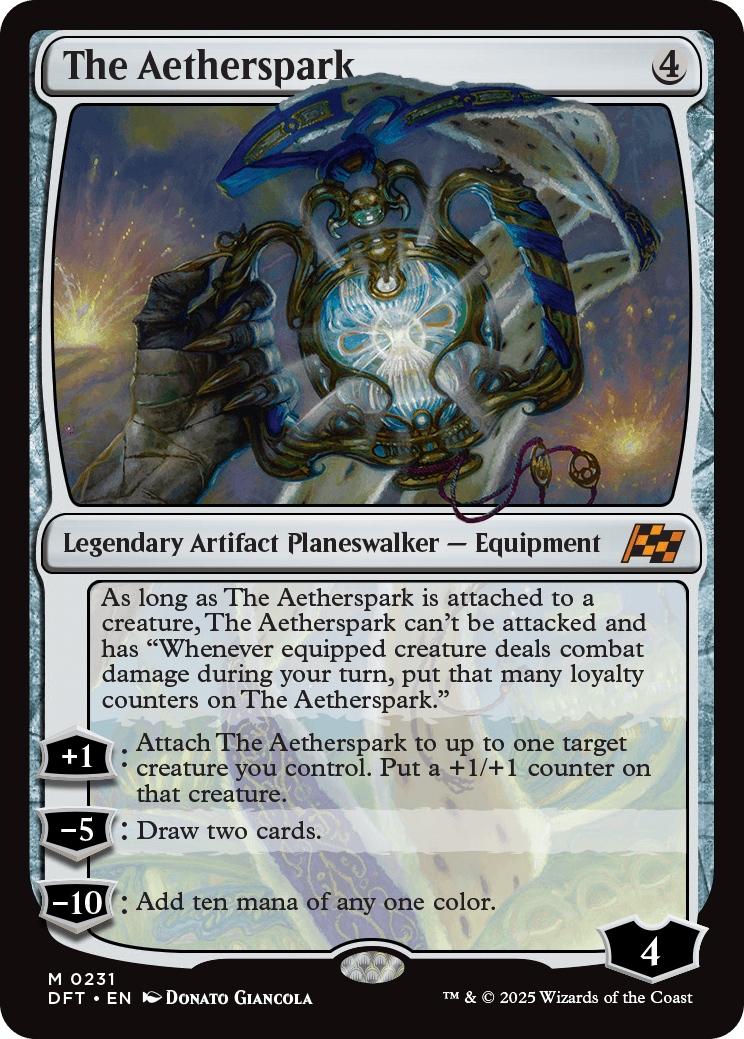 Aetherdrift The Aetherspark Card