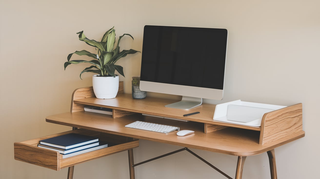 Capen Rectangular Engineered Wood Computer Desk