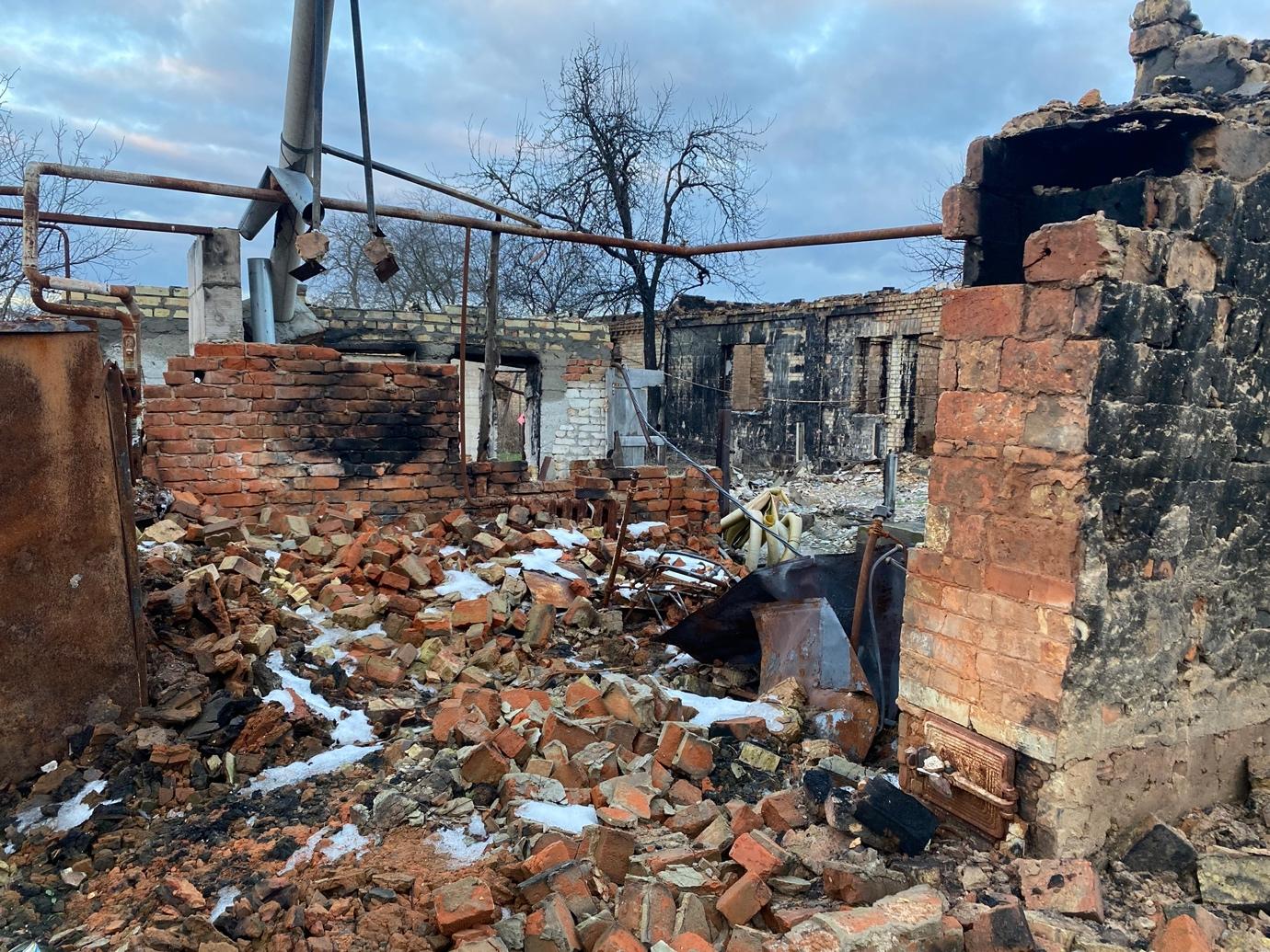 Руїни на місці батьківського дому, Мощун, вул. Лісна 98