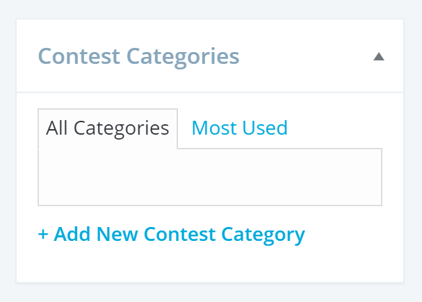 Contest Categories
