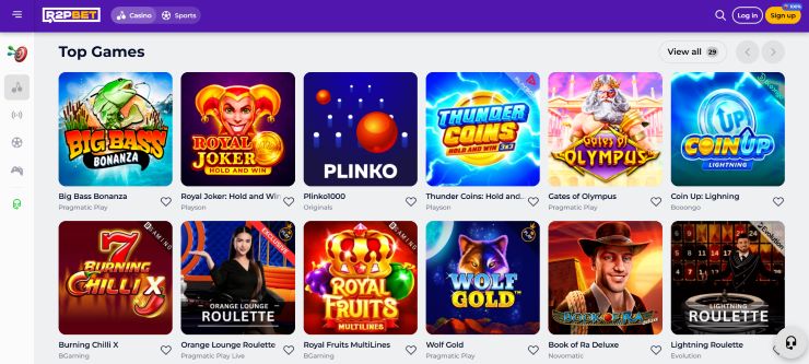 R2PBet - New Casino Sites