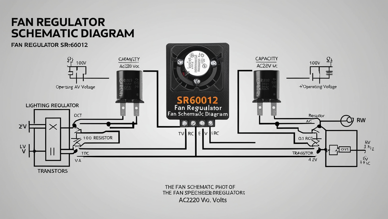 Fan Regulator Fan Schematic Diagram SR6012