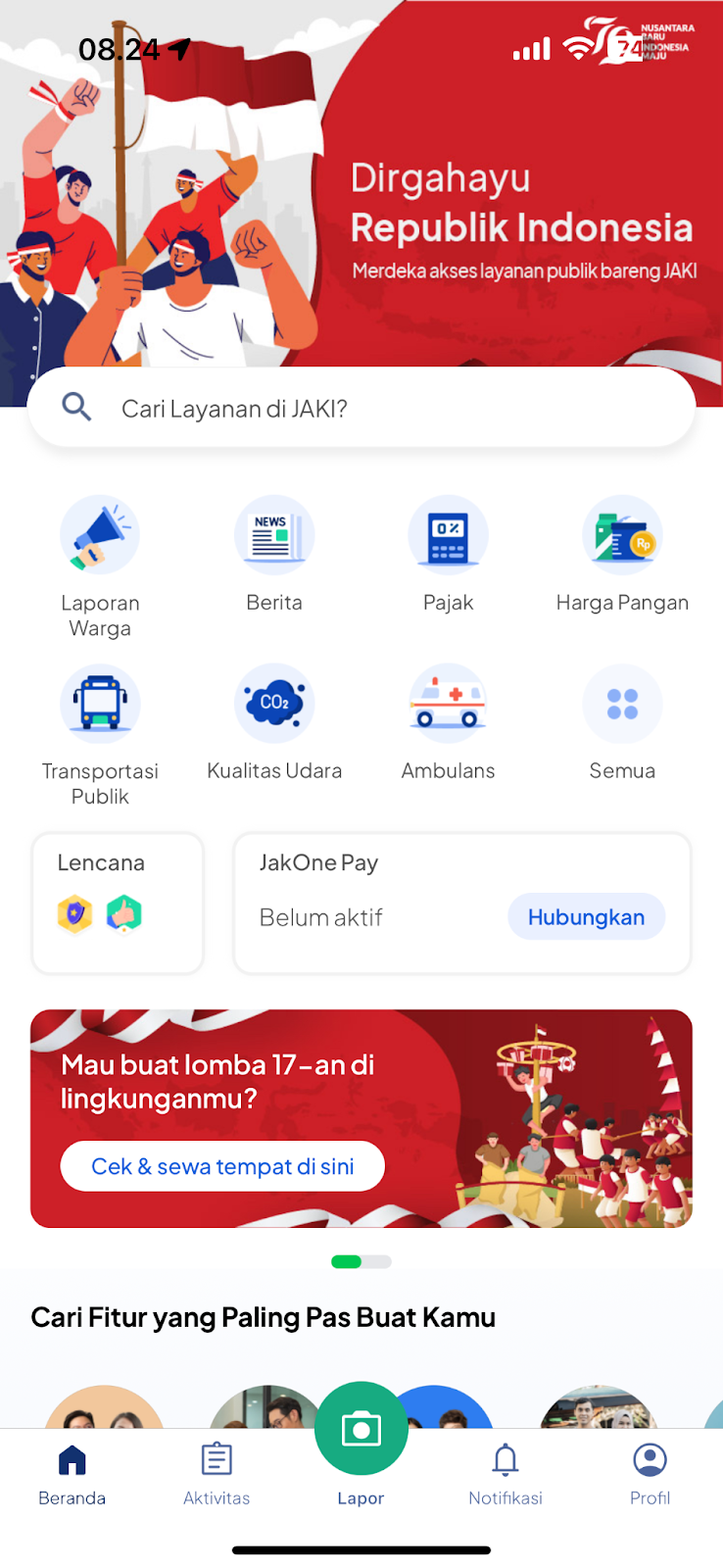 JAKI Application Indonesia's Independence Day Edition