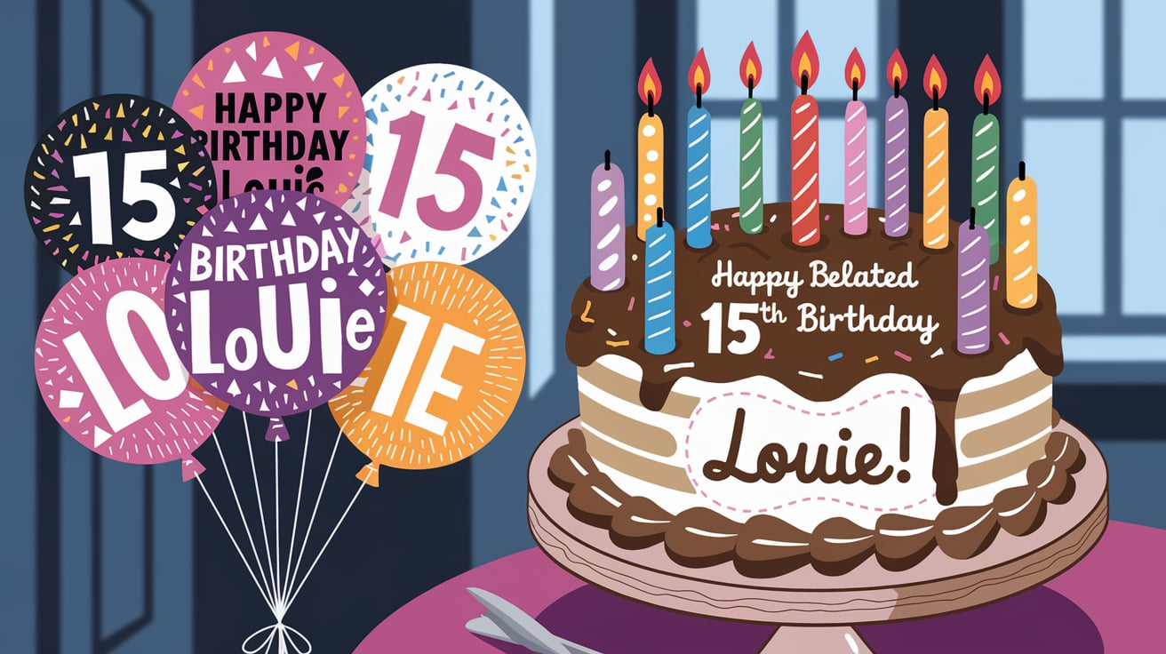 Happy Belated 15th Birthday Louie image