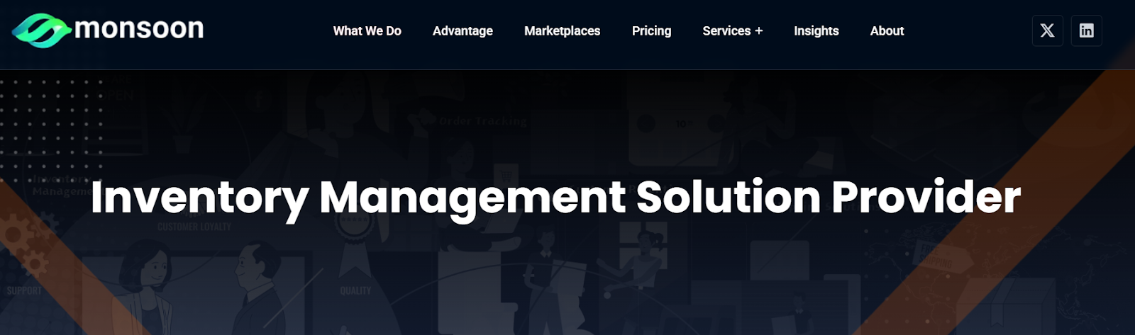 Monsoon multi channel inventory management software handling cross-channel retail inventory.