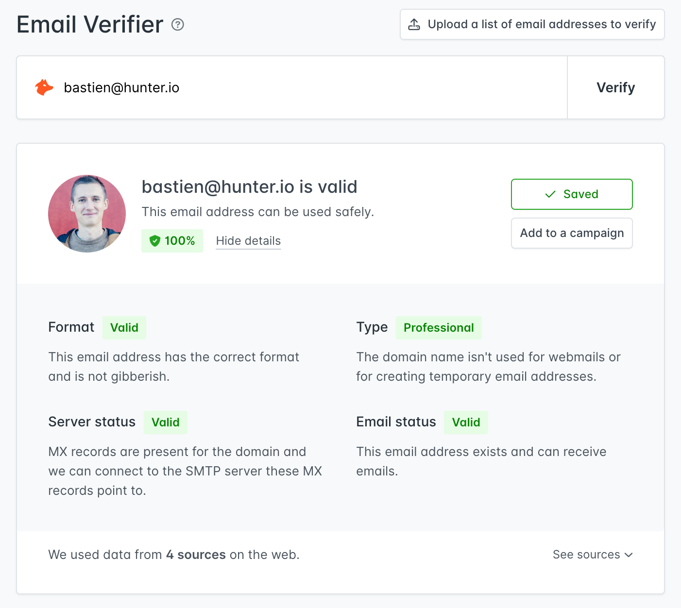 hunter io email verification, hunter io full review 2025