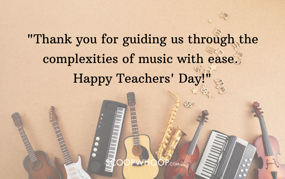 teachers day wishes for music teacher